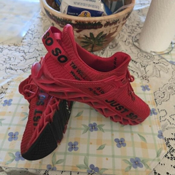 Just So So Athletic Sneakers light Weight Breathable Sports Shoes Size 11.5/ EU - Picture 10 of 15